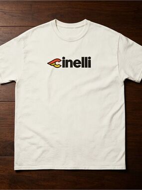 Cinelli Wing Logo T-shirt Cycling Tee Track Bikes